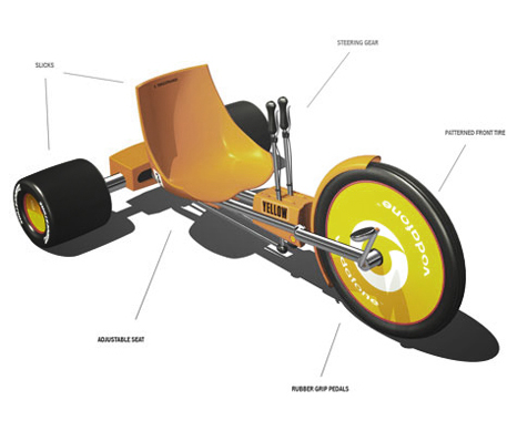 Product Design - Yellow Tricycle